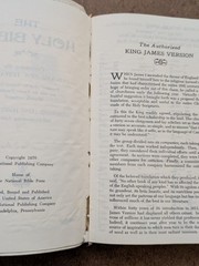 Holy Bible 1970 National Publishing Company National Bible Press Self Proclaim