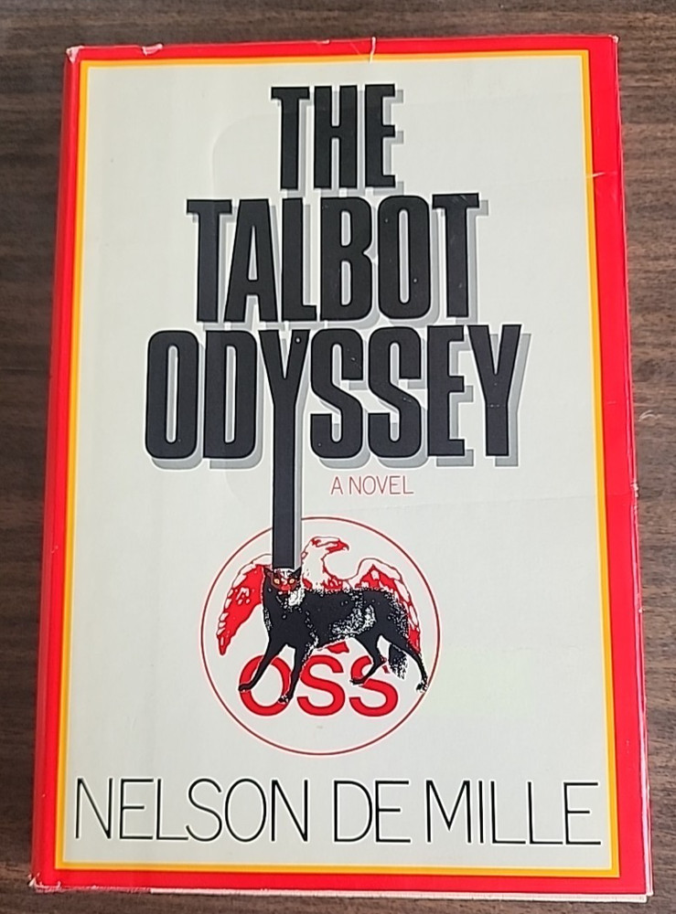 THE TALBOT ODYSSEY Nelson DeMille 1st Edition First Printing Hardcover Mylar DJ