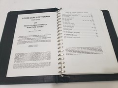 Lectionary for Mass – Loose Leaf – 1996 – Liturgical Press Marriage & The Sick