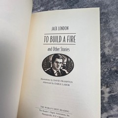 Jack London To Build a Fire and Other Stories Reader’s Digest White Silence Book