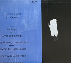 Bettie Page by Olivia 1st Edition Hardcover Art Book Olivia De Berardinis