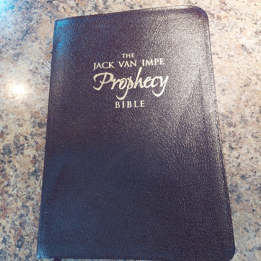 Jack Van Impe Prophecy Bible Limited Special Ed Burgundy pre owned