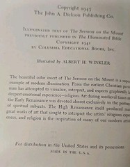 The Words Of Jesus Vtg 1943 Christian Prayer Book Red Letter Hardcover Bible 40s