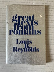 Great Texts From Romans Louis B. Reynolds 1972 Religious Christian Paperback