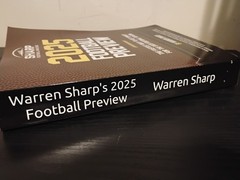 Warren Sharp’s 2025 Football analysis Preview Paperback 586 pages