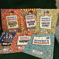 Where’s Waldo? The Super Six! 6-Book Boxed Set w/Puzzle & Poster Martin Handford
