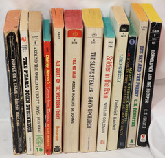Lot of 12 Vintage Paperbacks, 1960s Copyrights, No Duplicates, B529