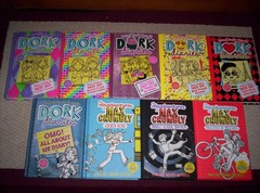 LOT of 19 Rachel Renee Russell 1-15 + OMG DORK DIARIES + 1-2-3 MAX CRUMBLEY-HCs