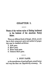 1872 The American Pastry Baker Vintage Cook Book 36 Pages