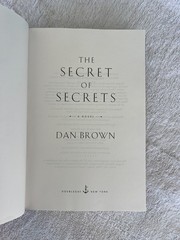 Secret of Secrets : A Novel by Dan Brown (2025, Hardcover) New
