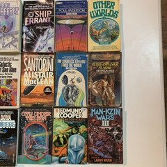 Lot of 21x Vintage Sci-Fi Books 1950s 60s 70s 80s Science Fiction Space Aliens