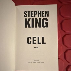 Stephen King Cell Hardcover Novel w/ Dust Jacket Scribner 2006