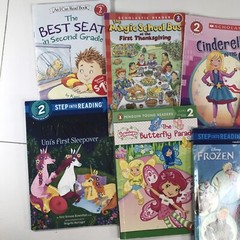 Random Lot of 10 Level 2 Step Into Reading | I Can Read | Learn To Read FOR GIRL