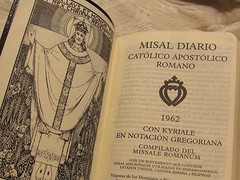 1962 Misal Diario Catolico Apostolico Roma for the Traditional Latin Mass Black