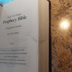 Jack Van Impe Prophecy Bible Limited Special Ed Burgundy pre owned