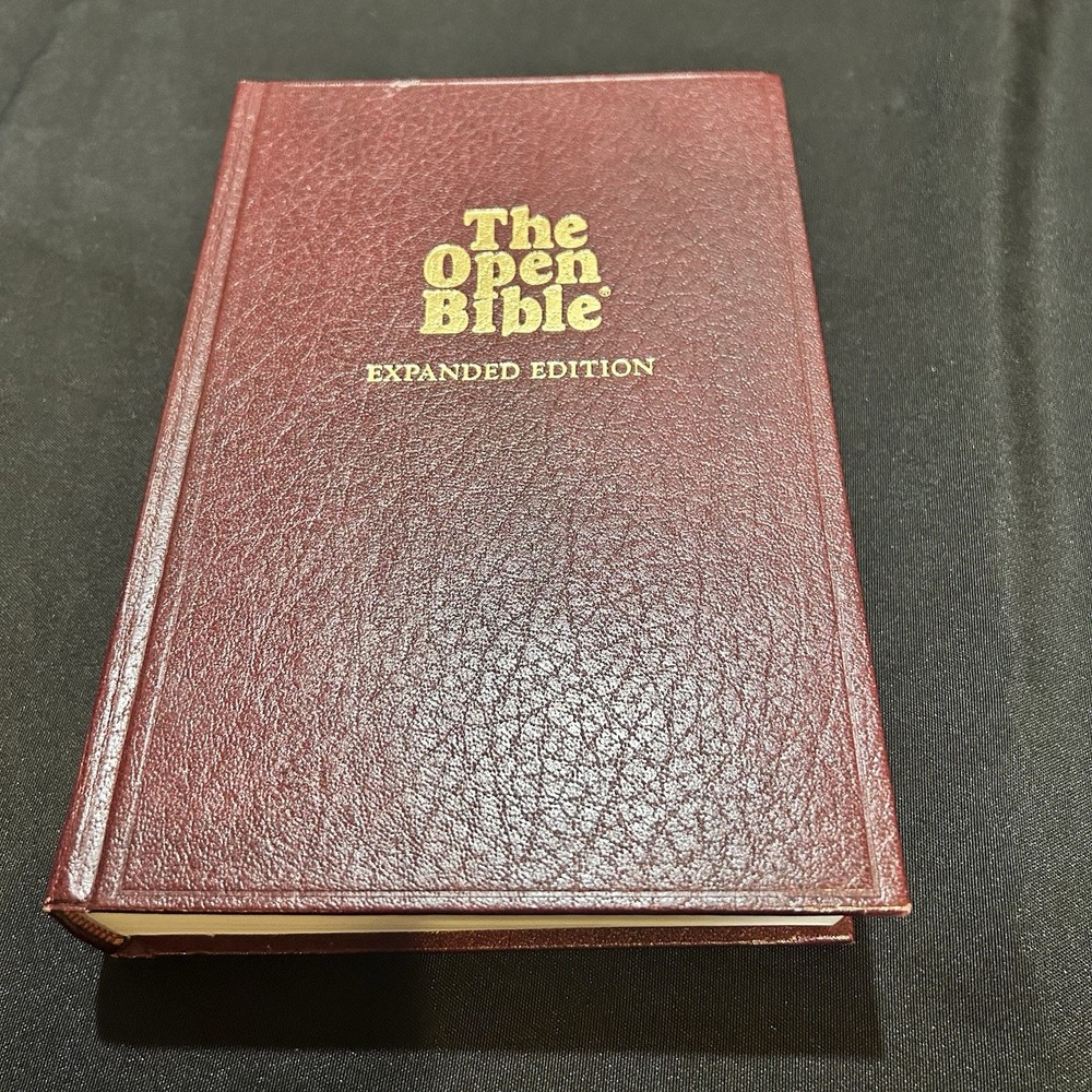 The Open Bible Expanded Edition Holy New American Standard Nelson 1985 Hardcover