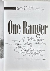 H. Joaquin Jackson-One Ranger · One Ranger Returns · Signed 2‑Book Lot · VG