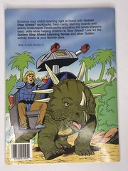 1988 Golden Tyco Dino-Riders Harness the Power of Dinosaurs Coloring Book