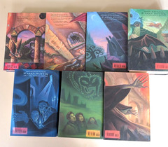 Harry Potter ser by JK Rowling, HC 1-7, 5 1sts full line, others later print