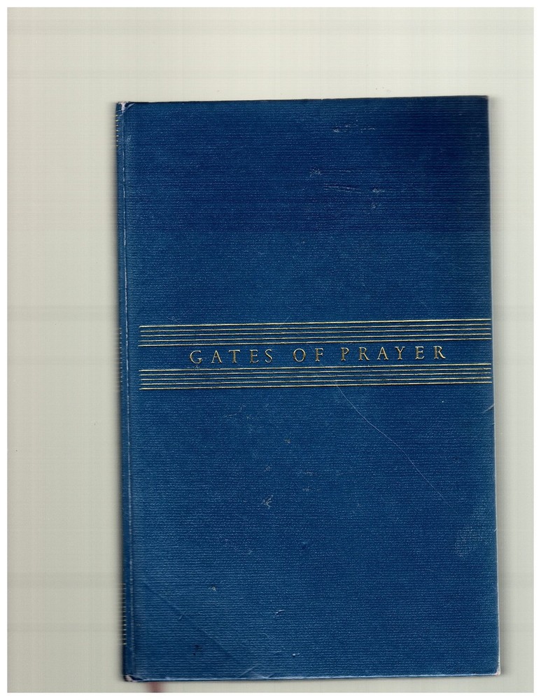Gates of Prayer: The New Union Prayer Book (Weekends, Sabbaths, and Festival…