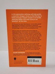 The Subtle Art of Not Giving a Fuck by Mark Manson (2017, Paperback) 1st Edition