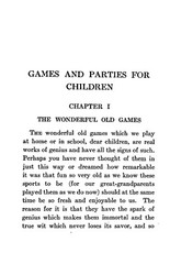 Games And Parties For Children „1916” 194 Pages