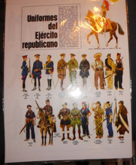 SPAIN Military Uniforms Uniformes DEL Ejercito REPUBLICANO 12 PAGES