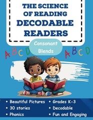 The Science of Reading Decodable Readers: Consonant Blends – paperback Free,…