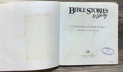 Bible Stories to Live By Book Illustrated V. Gilbert & Ronald A. Beers