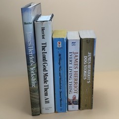 James Herriot Book Lot 5 All Things Wise, God Made, Yorkshire Every Living Thing