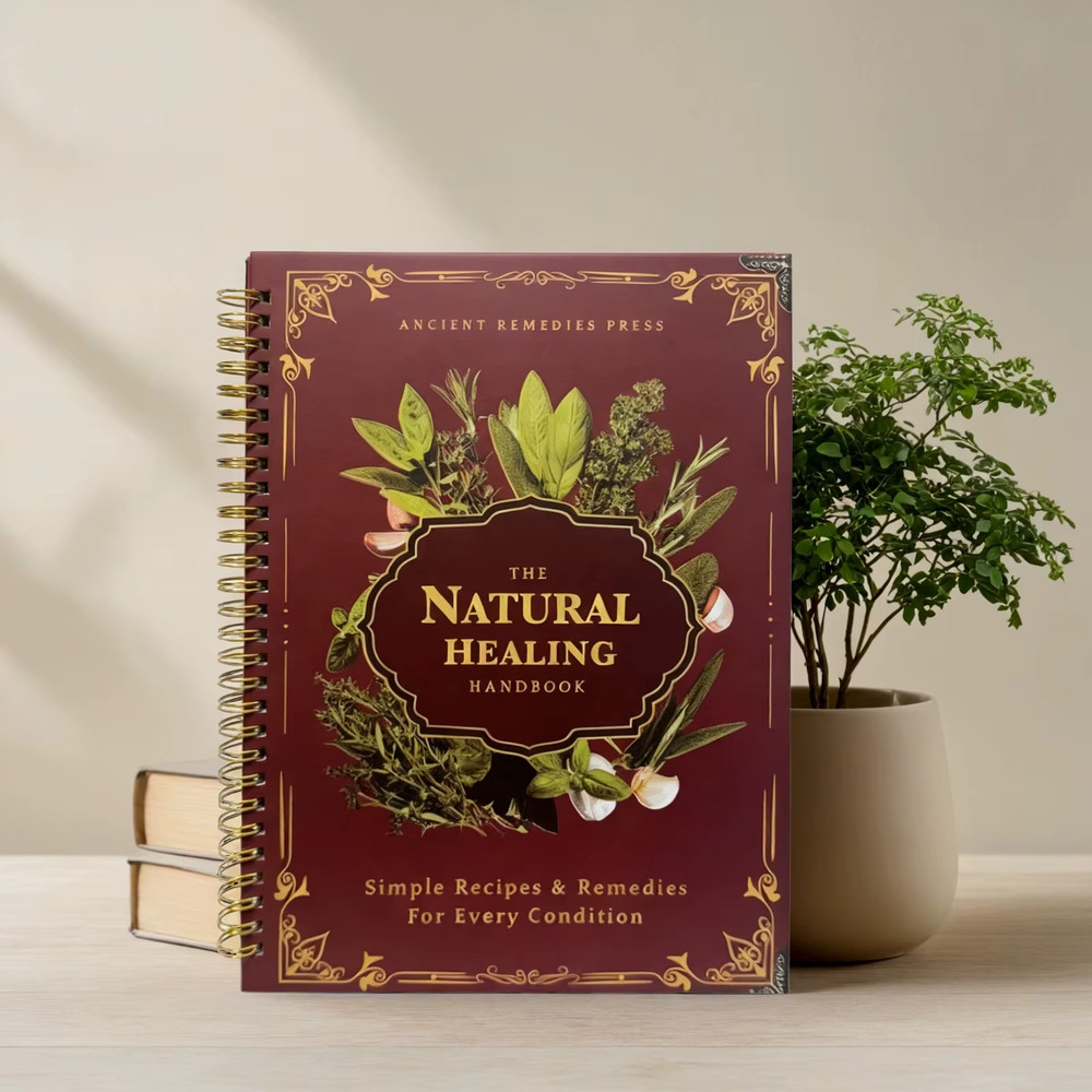The Natural Healing Handbook – Spiral Bound | Herbal Remedies & Wellness Recipes