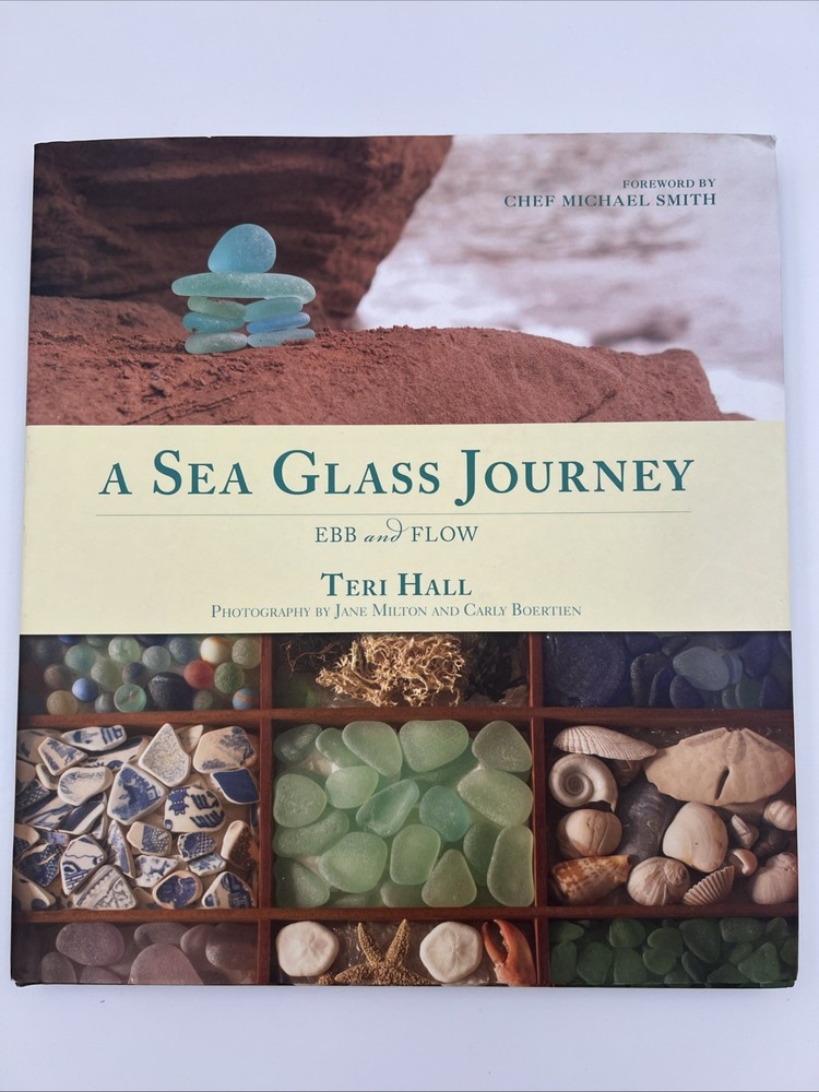 A SEA GLASS JOURNEY: EBB AND FLOW By Teri Hall – Hardcover **Mint Condition**