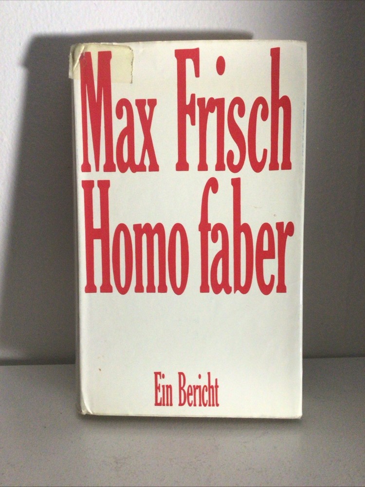 HOMO FABER: EIN BERICHT (SUHRKAMP TASCHENBUCH) (GERMAN By Max Frisch – Hardcover