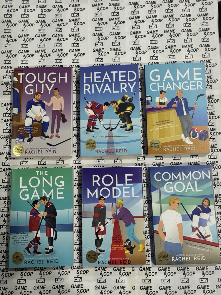 Heated Rivalry Series Signed Rachel Reid – 6 Books Game Changer Tough Guy Role