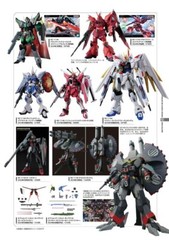 Mobile Suit Gundam GUNPLA Model Kits Catalog 2024 MG & FULL MECHANICS Edition