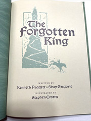 The Forgotten King Kenneth Padgett Shay Gregorie 1st Ed 2022 Christian Kids HC
