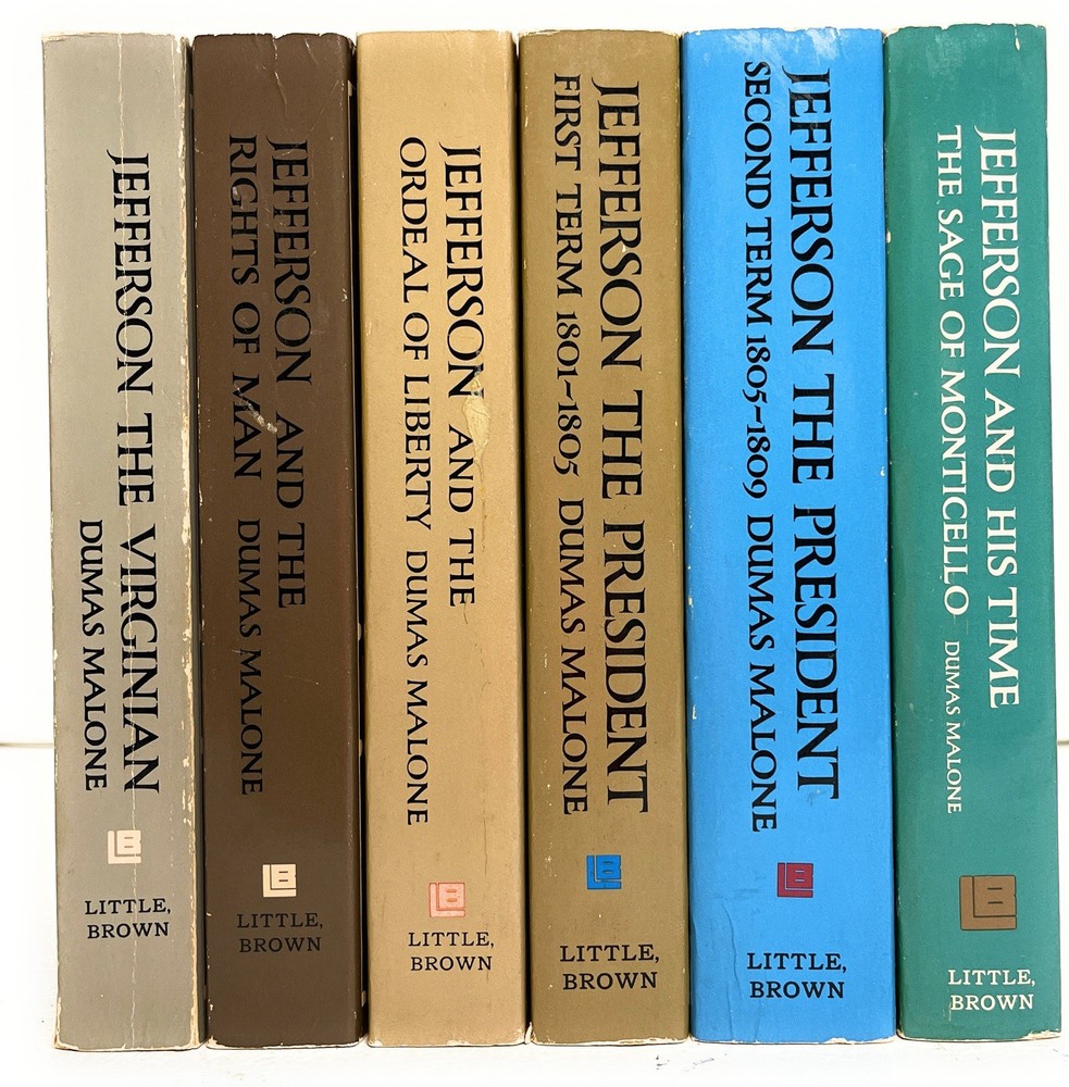 Thomas Jefferson and His Time (1981 tpb G) Dumas Malone 6 Volume Set