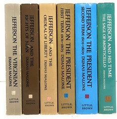 Thomas Jefferson and His Time (1981 tpb G) Dumas Malone 6 Volume Set