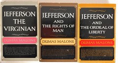 Thomas Jefferson and His Time (1981 tpb G) Dumas Malone 6 Volume Set