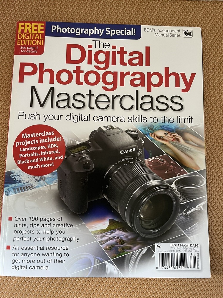 books THE DIGITAL PHOTOGRAPHY MASTERCLASS used non fiction self help