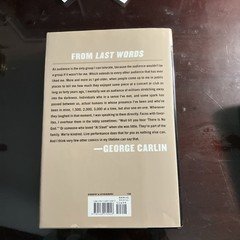 Last Words by George Carlin, NEW 1st/1st Hardcover, FREE SHIP