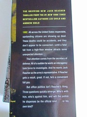 Lee Child Jack Reacher Books, Lot of 7, Hard and Soft Cover Mix, Thriller Action