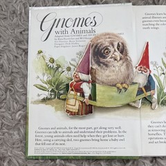 The Pop-Up Book Of Gnomes With Animals, 1983 Illustrated 1st Ed. Abrams Uniebock