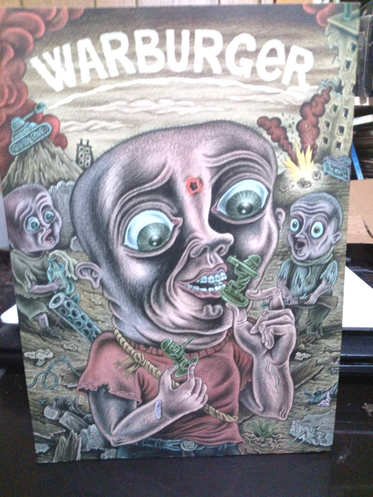 Warburger  Stripburger: 400 Pages of War Stories B&W Comic Art (2004, NM, 9.4)