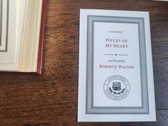 Robert J. Wagner SIGNED Pieces of My Heart Easton Press Leather 2008 1st Ed. COA