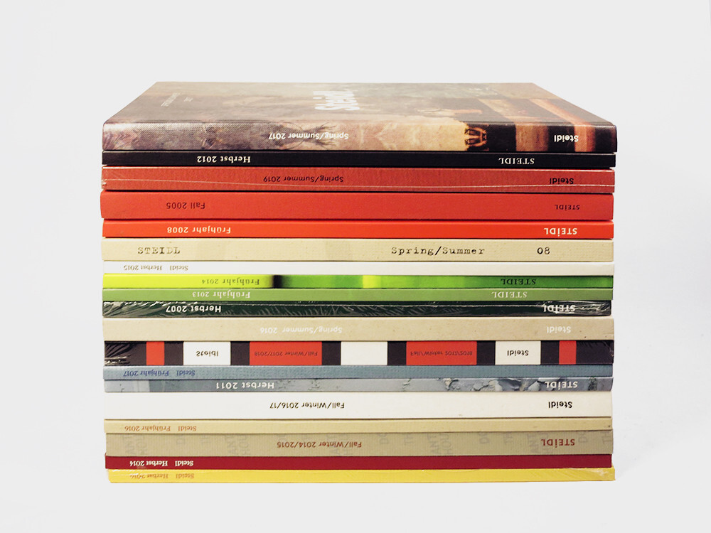 19 STEIDL KATALOGE STAPELTISCH 2005 07 08 2011 2012 2013 2014 2015 16 17 18 2019