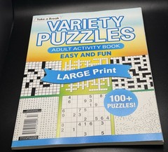 Take A Break Variety Puzzles Adult Activity Book Large Print 100+ Easy & Fun NEW