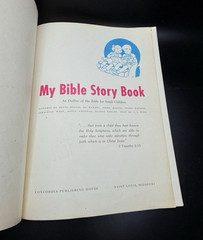 My Bible Story Book Bible Stories for Small Children PB 2nd Printing 1960