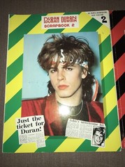 Vintage 80s Duran Duran Scrapbooks Volumes 2 & 3 Softcover Rare UK Editions