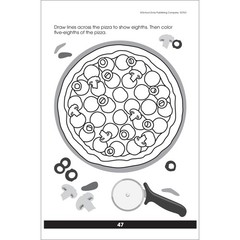 School Zone Make Fractions Workbook: 48 Pages, 1st Grade, 2nd Grade,…